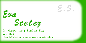 eva stelcz business card