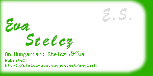 eva stelcz business card